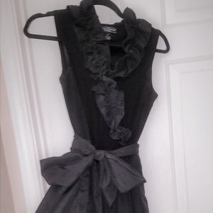 Dressy Black Size 8 w/beautiful Bow Belt!